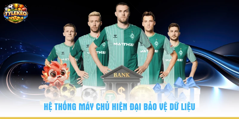 Hệ thống máy chủ hiện đại bảo vệ dữ liệu